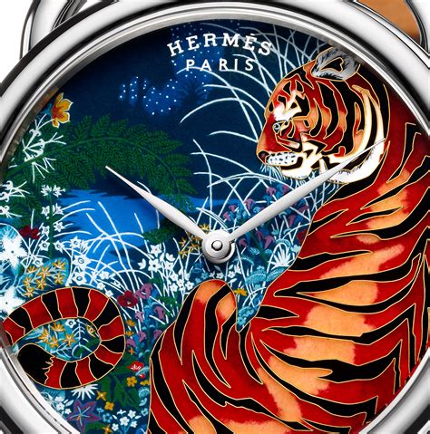 buy hermes tyger tyger watch|Hermès Showcases Miniature Painting on Limited Edition Watches.